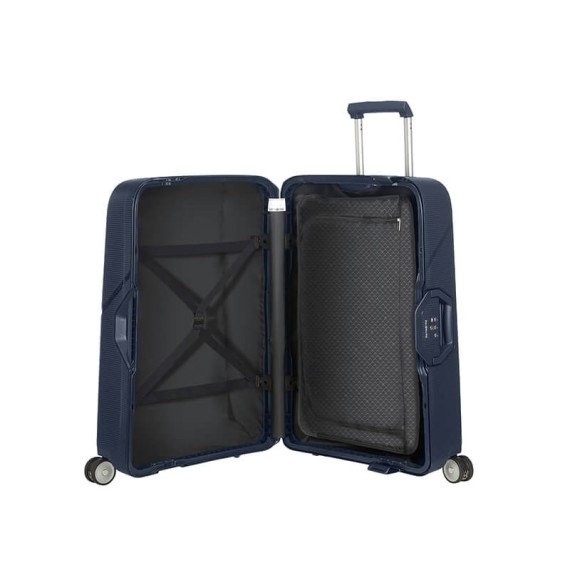 Samsonite Mala/Trolley Médio 69cm 4R Spinner MAGNUM Azul Escuro | Ref. 92CK600211