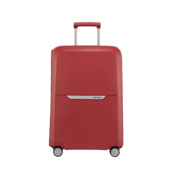 Samsonite Mala de Viagem / Trolley Médio 69cm 4R MAGNUM Vermelha | Ref. 92CK600200