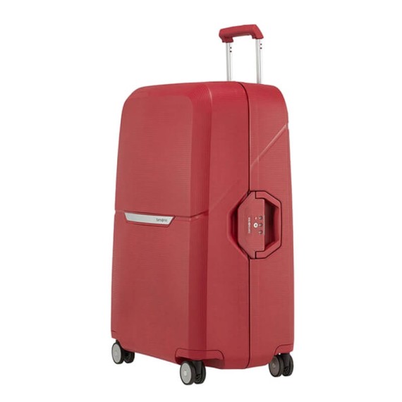 Samsonite Mala de Viagem / Trolley Grande 75cm 4R MAGNUM Vermelha | Ref. 92CK600300