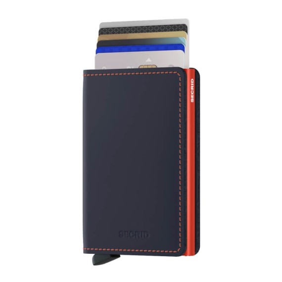 Secrid SLIMWALLET Matte Night Blue & Orange | Ref. 297.SM-NBO Secrid SLIMWALLET Matte Night Blue & Orange | Ref. 297.SM-NBO
