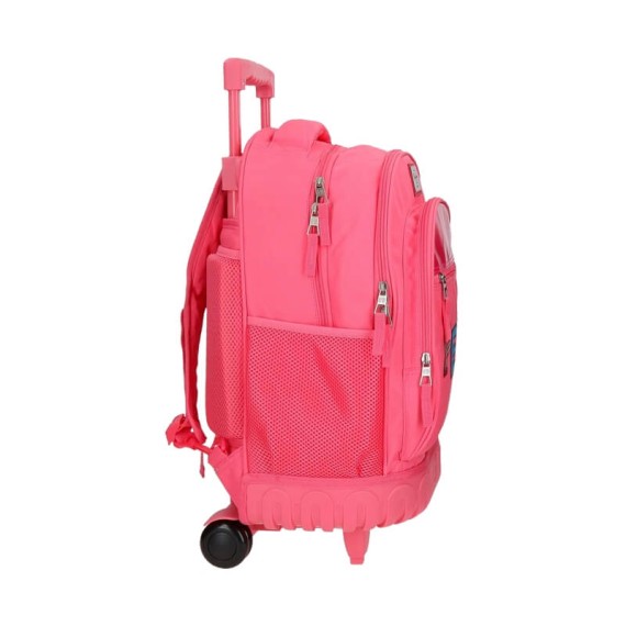 Mochila Escolar Compacta 2 Rodas Pepe Jeans KIM Rosa | Ref. 186.6212921