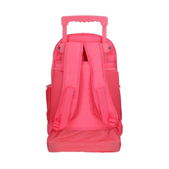 Mochila Escolar Compacta 2 Rodas Pepe Jeans KIM Rosa | Ref. 186.6212921