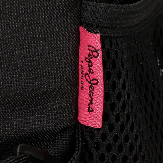 Mochila Casual 32cm Pepe Jeans ADA Preta | Ref. 186.6252121