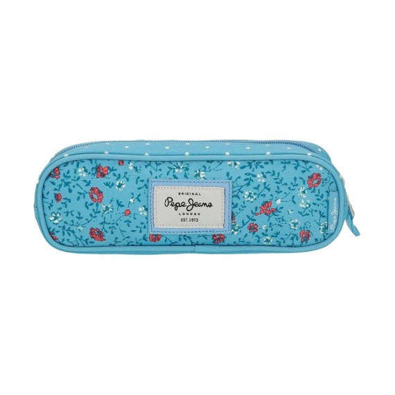 Estojo Escolar Pepe Jeans AVA Azul | Ref. 186.6344021