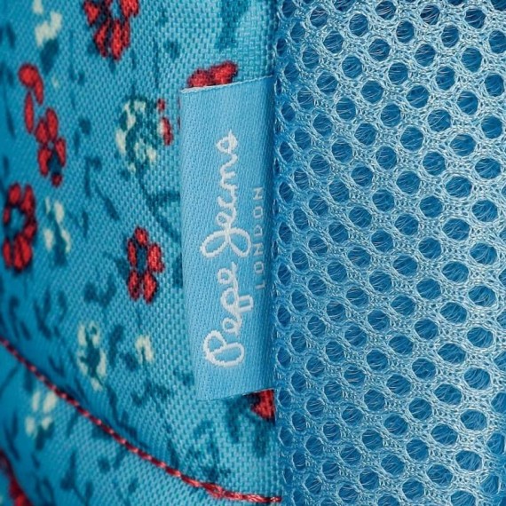 Estojo Escolar Pepe Jeans AVA Azul | Ref. 186.6344021