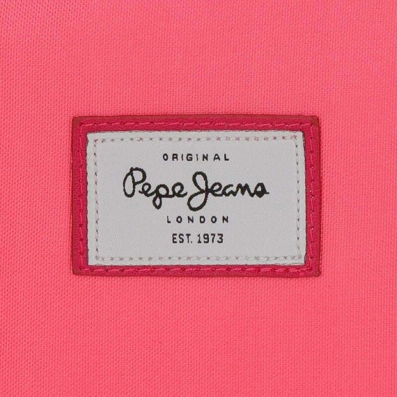Mochila Escolar Adaptável 43cm c/ Carro Pepe Jeans KIM Rosa | Ref. 186.62123T1 Mochila Escolar Adaptável 43cm c/ Carro Pepe Jeans KIM Rosa | Ref. 186.62123T1
