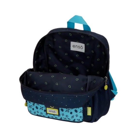 Mochila Pré-Escolar Adaptável 28cm Enso MY SPACE Azul | Ref. 186.91421D1 Mochila Pré-Escolar Adaptável 28cm Enso MY SPACE Azul | Ref. 186.91421D1