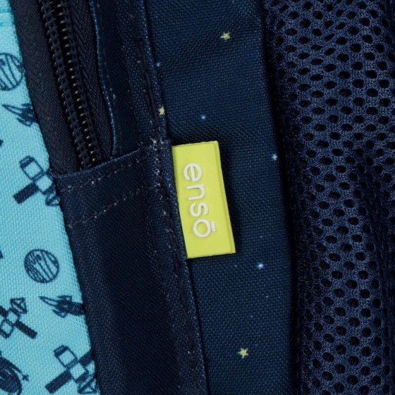 Mochila Pré-Escolar Adaptável 28cm Enso MY SPACE Azul | Ref. 186.91421D1 Mochila Pré-Escolar Adaptável 28cm Enso MY SPACE Azul | Ref. 186.91421D1