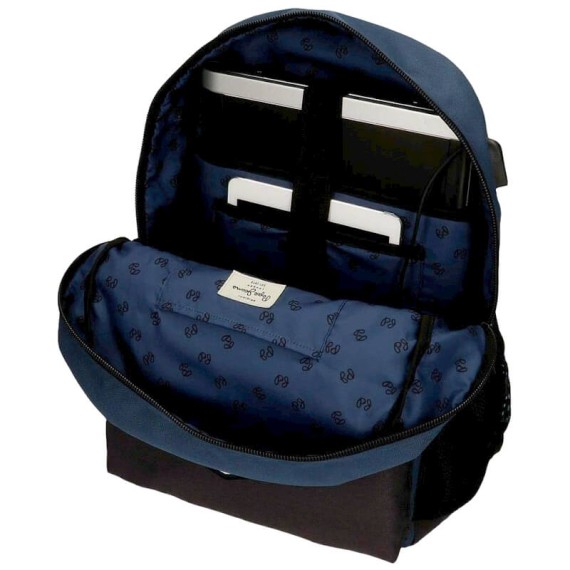 Mochila Escolar Adaptável 44Cm SKYLER Azul | Ref. 186.62923D1