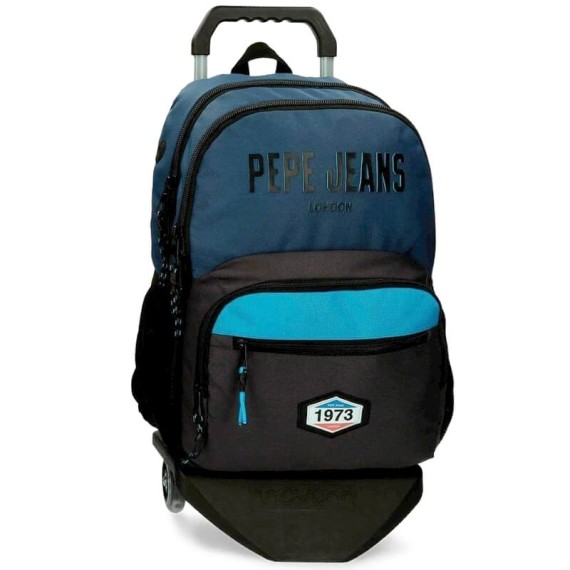 Mochila Escolar Adaptável 45cm 2C C/ Carro SKYLER Azul | Ref. 186.62924T1