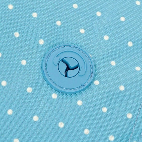 Mochila Escolar Adaptável 42Cm C/ Carro Pepe Jeans Ava Azul | Ref. 186.63423T1