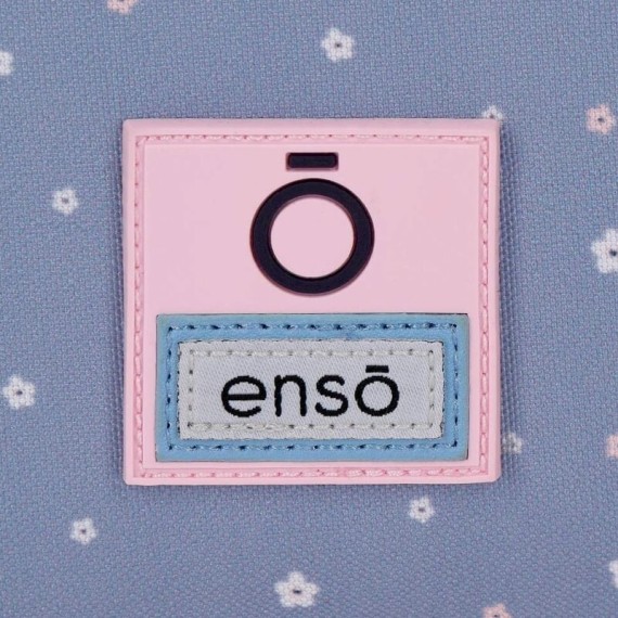 Mochila Escolar Adaptável 44CM 2C C/ Carro Enso MY SWEET HOME Rosa | Ref. 186.90424T1