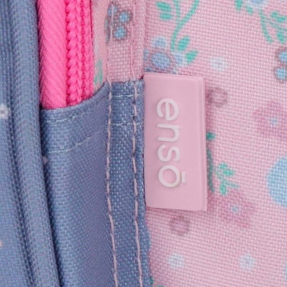 Mochila Escolar Adaptável 44CM 2C C/ Carro Enso MY SWEET HOME Rosa | Ref. 186.90424T1Mochila Escolar Adaptável 44CM 2C C/ Carro Enso MY SWEET HOME Rosa | Ref. 186.90424T1