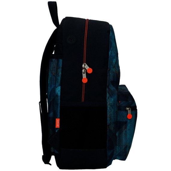 Mochila Escolar Adaptável 44cm Enso TRY HARDER Azul | Ref. 186.90823D1