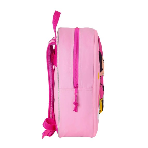 Mochila Escolar Infantil 3D Adaptável 33cm MINNIE MOUSE Rosa | Ref. 248.642162890