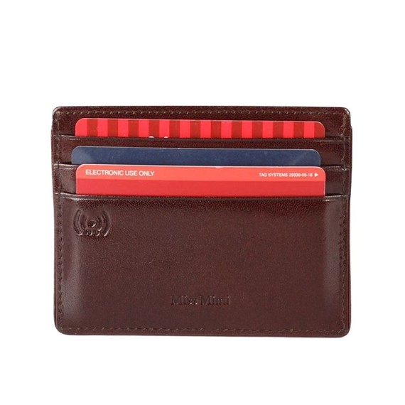 Porta-Cartões 6CC MISS MIMI Castanha c/ Mel | Ref. 102.MM7053CM