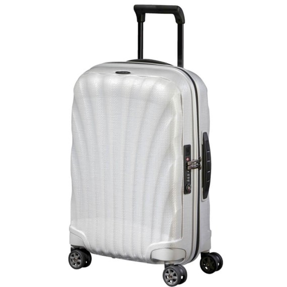 Samsonite Mala/Trolley Cabine 55cm 4R Spinner Exp C-LITE Branca | Ref. 92CS200735