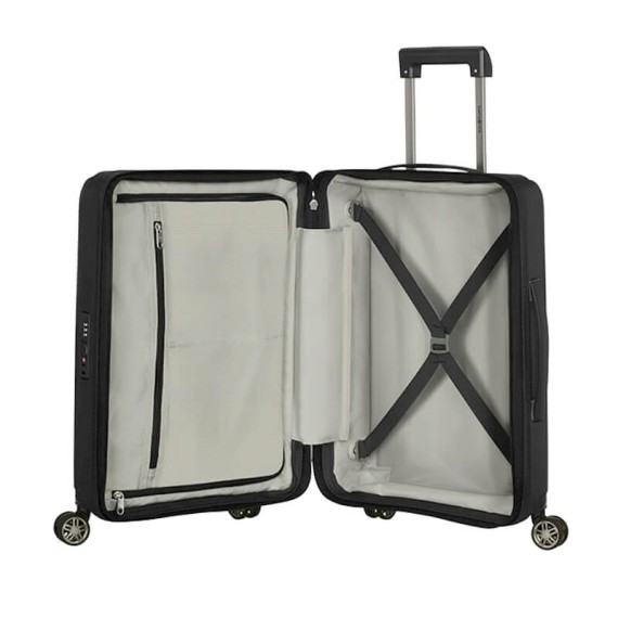 Samsonite Mala/Trolley Cabine 55cm 4R Spinner HI-FI Preta | Ref. 92KD800109 Samsonite Mala/Trolley Cabine 55cm 4R Spinner HI-FI Preta | Ref. 92KD800109