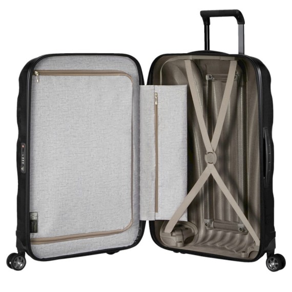 Samsonite Mala/Trolley Gigante 81cm 4R Spinner C-LITE Preta | Ref. 92CS200509