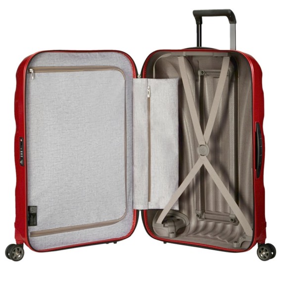 Samsonite Mala/Trolley Gigante 81cm 4R Spinner C-LITE Vermelha | Ref. 92CS200510