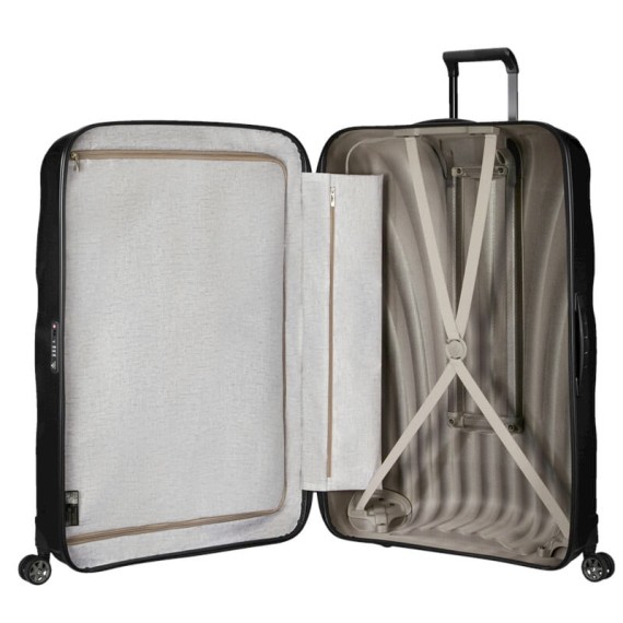 Samsonite Mala/Trolley Gigante 86cm 4R Spinner C-LITE Preta | Ref. 92CS200609