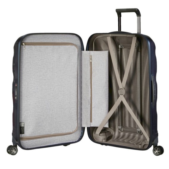 Samsonite Mala/Trolley Grande 75cm 4R Spinner C-LITE Azul Escura | Ref. 92CS200431