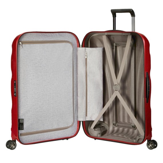 Samsonite Mala/Trolley Grande 75cm 4R Spinner C-LITE Vermelha | Ref. 92CS200410