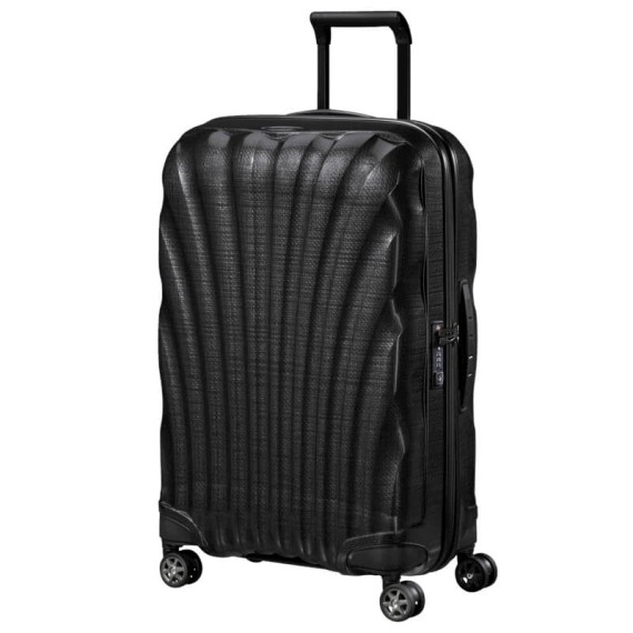 Samsonite Mala/Trolley Média 69cm 4R Spinner C-LITE Preta | Ref. 92CS200309