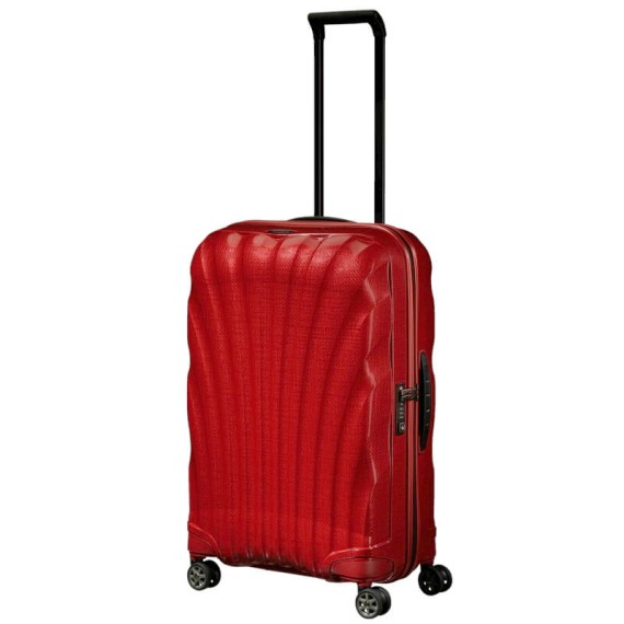 Samsonite Mala/Trolley Média 69cm 4R Spinner C-LITE Vermelha | Ref. 92CS200310