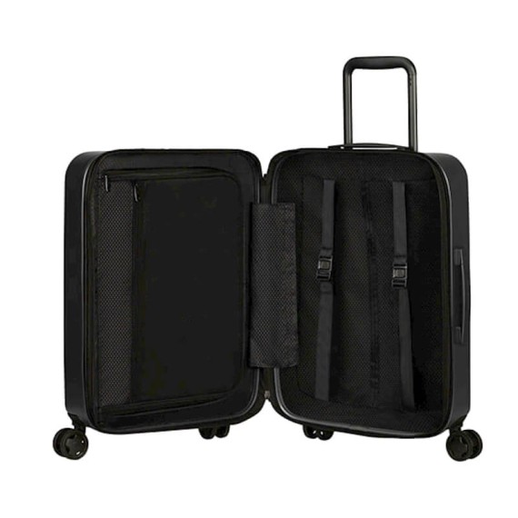 Samsonite Mala/Trolley Cabine 55cm 4R Spinner Exp STACKD Easy Preta | Ref. 92KF100509 Samsonite Mala/Trolley Cabine 55cm 4R Spinner Exp STACKD Easy Preta | Ref. 92KF100509