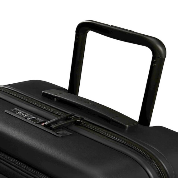 Samsonite Mala/Trolley Cabine 55cm 4R Spinner Exp STACKD Easy Preta | Ref. 92KF100509 Samsonite Mala/Trolley Cabine 55cm 4R Spinner Exp STACKD Easy Preta | Ref. 92KF100509