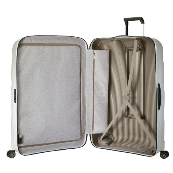 Samsonite Mala/Trolley Gigante 86cm 4R Spinner C-LITE Branca | Ref. 92CS200635