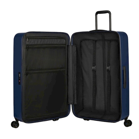 SAMSONITE Mala de Viagem / Trolley Grande 75cm 4R Stackd Azul Escuro | Ref. 92KF100341