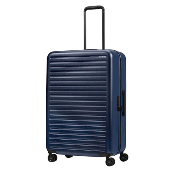 SAMSONITE Mala de Viagem / Trolley Grande 75cm 4R Stackd Azul Escuro | Ref. 92KF100341
