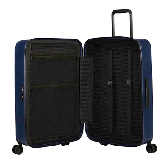SAMSONITE Mala de Viagem / Trolley Médio 68cm 4R Stackd Azul Escuro | Ref. 92KF100241