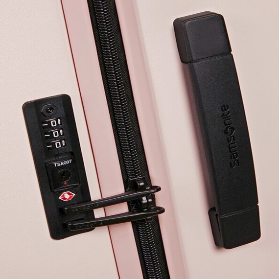 SAMSONITE Mala de Viagem / Trolley Médio 68cm 4R Stackd Rosa | Ref. 92KF100280