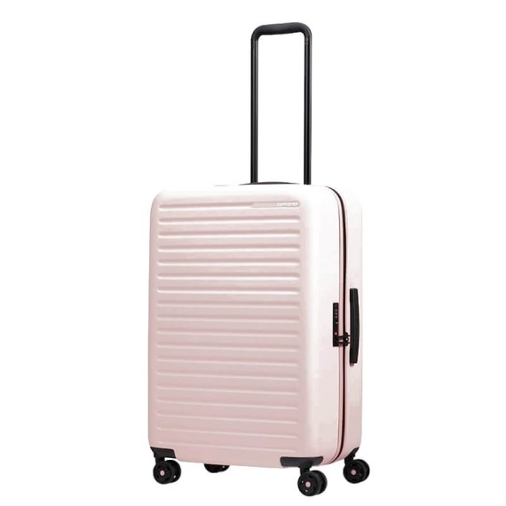 SAMSONITE Mala de Viagem / Trolley Médio 68cm 4R Stackd Rosa | Ref. 92KF100280