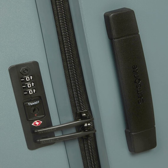 SAMSONITE Mala de Viagem / Trolley Médio 68cm 4R Stackd Verde | Ref. 92KF100214