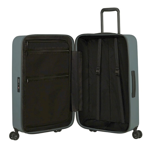 SAMSONITE Mala de Viagem / Trolley Médio 68cm 4R Stackd Verde | Ref. 92KF100214