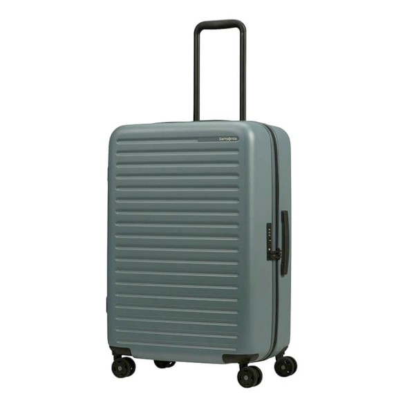 SAMSONITE Mala de Viagem / Trolley Médio 68cm 4R Stackd Verde | Ref. 92KF100214