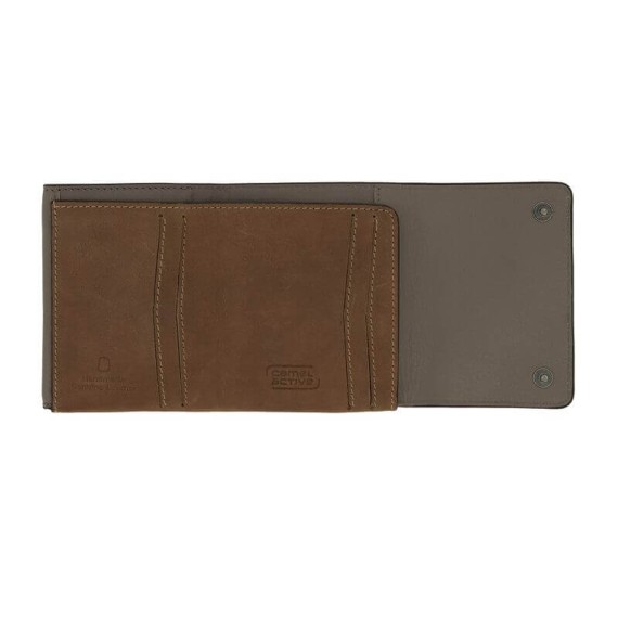 Camel Active Carteira Pequena com Aba VALENCIA Conhaque | Ref. 9132070222