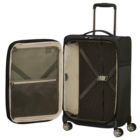 Samsonite Mala/Trolley Cabine 55cm 4R Spinner Exp AIREA Preta | Ref. 92KE000209