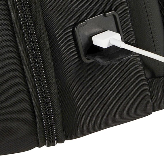 Samsonite Mochila para Portátil 14.1” c/Porta USB LITEPOINT Preta | Ref. 92KF200309