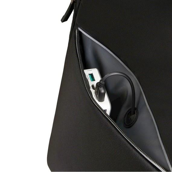 Samsonite Mochila para Portátil 14.1” c/Porta USB LITEPOINT Preta | Ref. 92KF200309