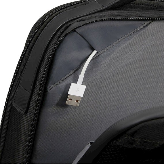 Samsonite Mochila para Portátil 14.1” c/Porta USB LITEPOINT Preta | Ref. 92KF200309