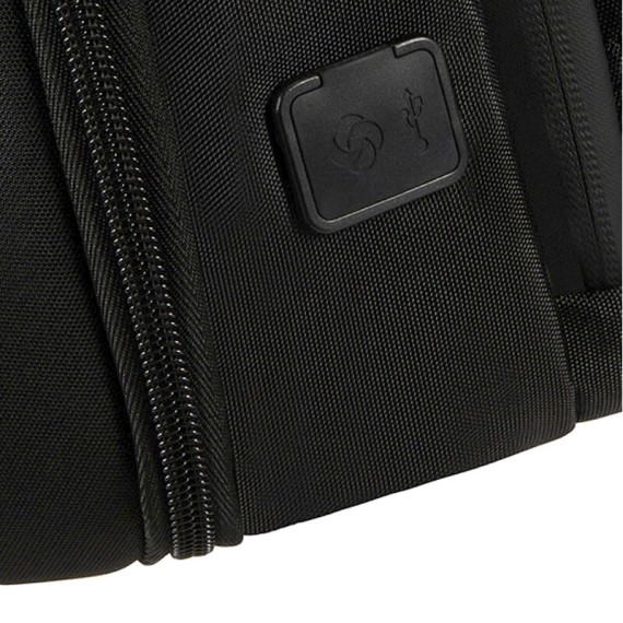 Samsonite Mochila para Portátil 14.1” c/Porta USB LITEPOINT Preta | Ref. 92KF200309