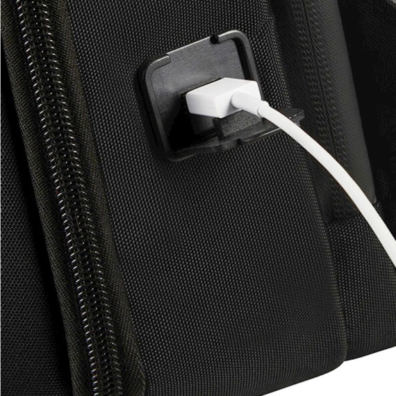 Samsonite Mochila para Portátil 15.6” c/Porta USB LITEPOINT Preta | Ref. 92KF200409