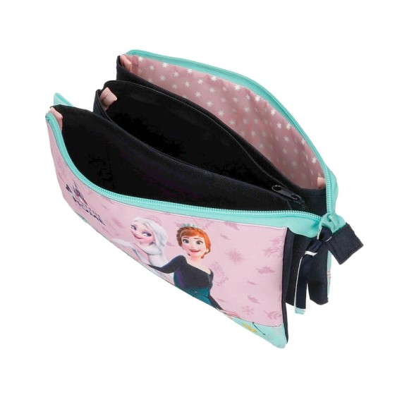 Estojo Escolar Triplo Frozen ARENDELLE IS HOME Azul | Ref. 186.2244321