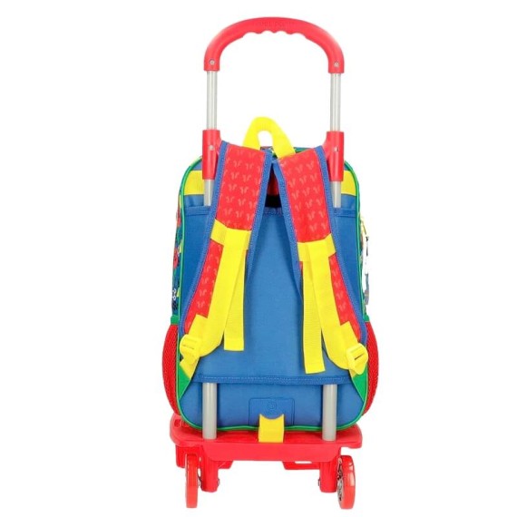 Mochila Escolar Adap 38cm c/ Carro Mickey SHAPE SHIFTER Multicolor | Ref. 186.43823T1