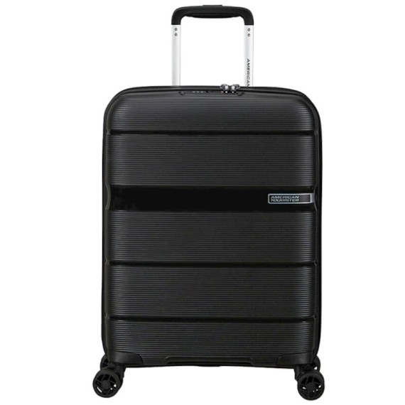American Tourister Mala de Cabine / Trolley 55cm 4 Rodas LINEX Preta | Ref. 9290G00109